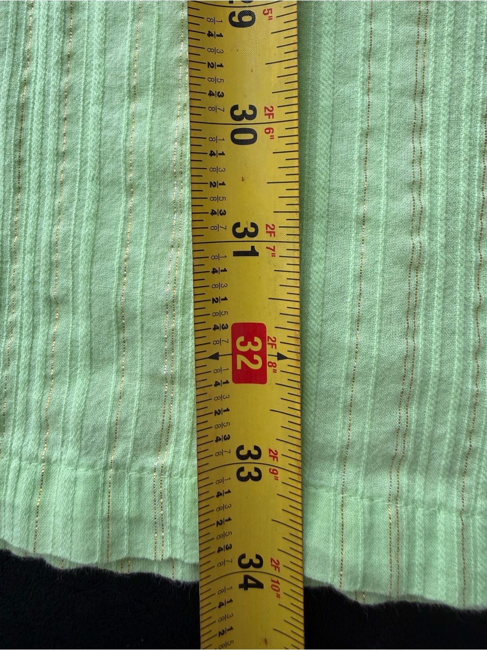 Lilly Pulitzer Lime Green Metallic Stripe Tunic Cover Up Dress Small - Picture 6 of 7